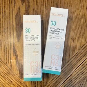 Biossance SPF 30 Squalane + Zinc Sheer Mineral Sunscreen - broad spectrum